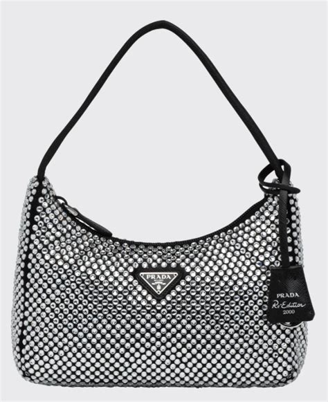 rhinestone bag prada